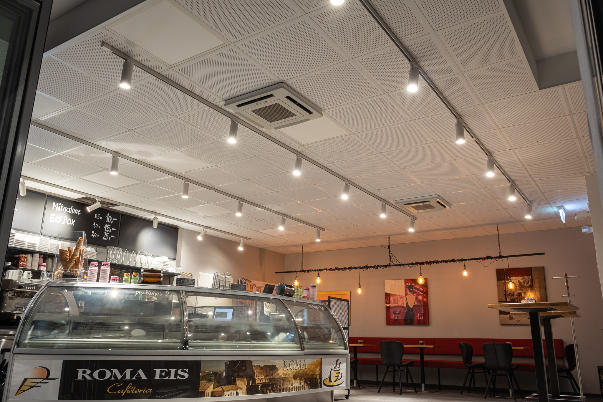 Gewerbeinstallation Roma Eis Traun – Elektro YEKA